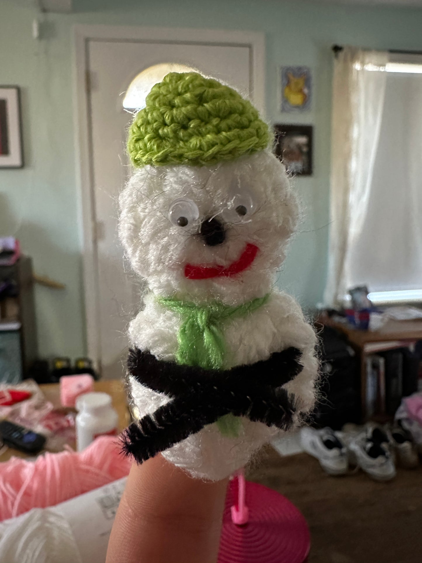 snowperson pin