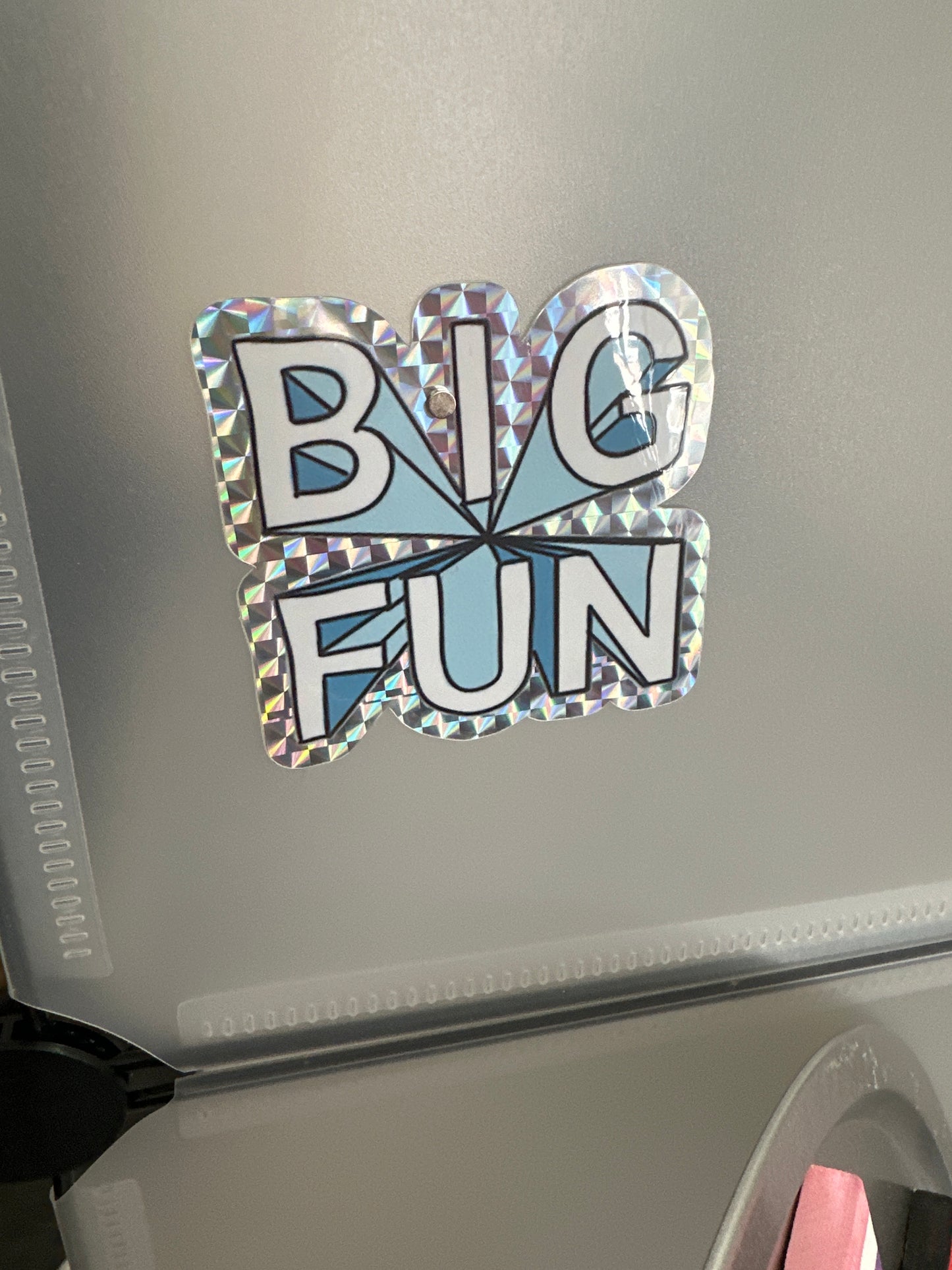 big fun (prismatic sticker)