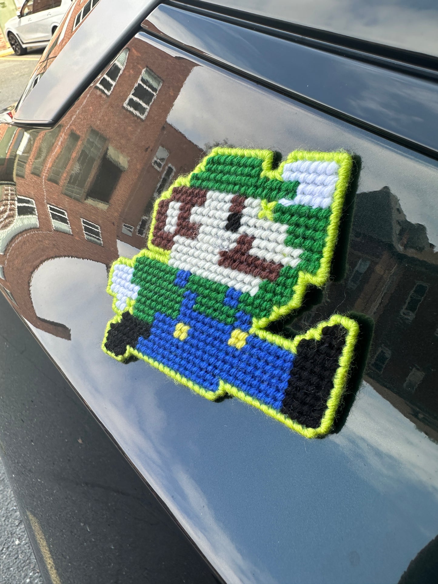 italian plumber brother magnet (large)