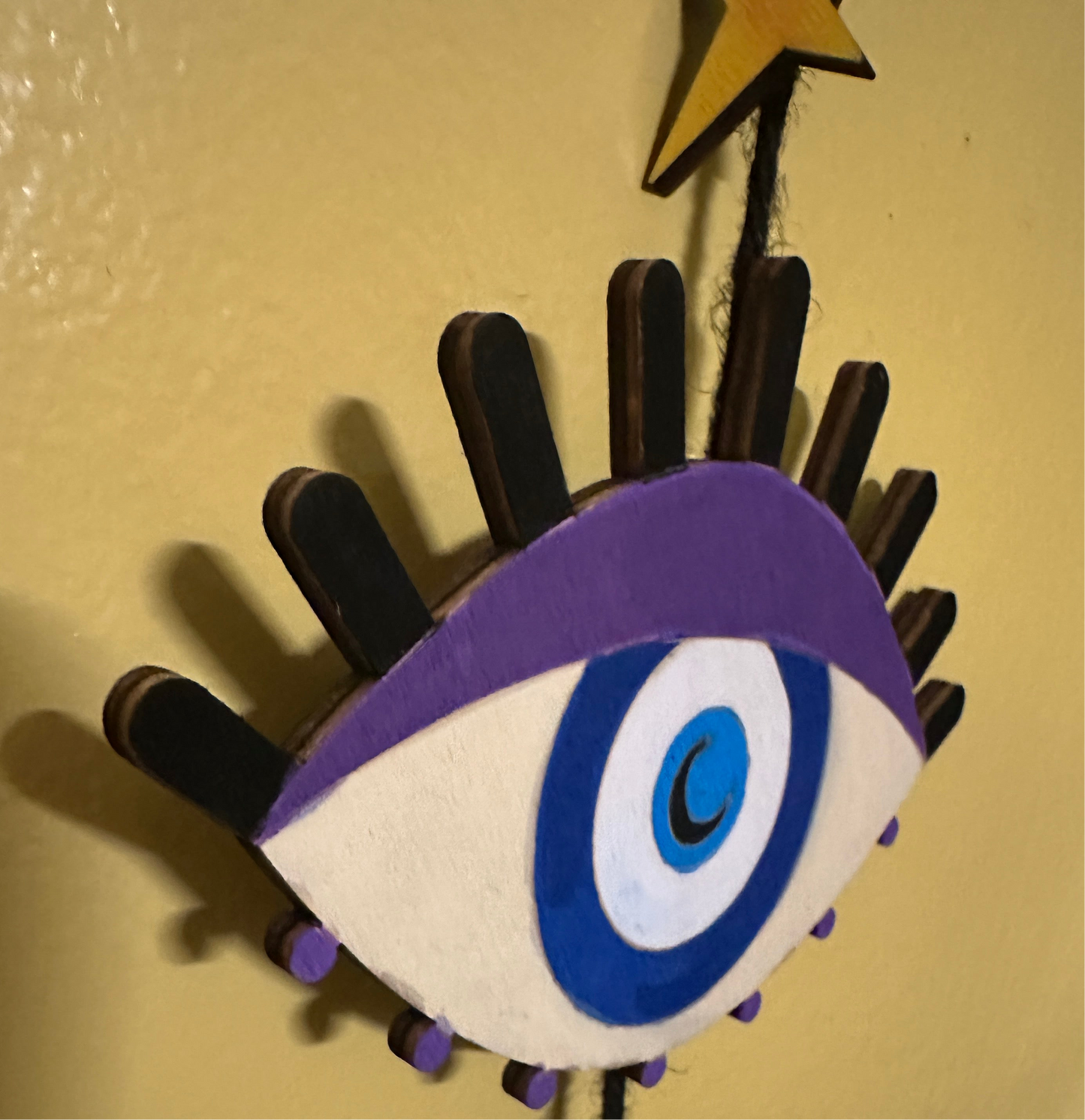 celestial wooden hanging art