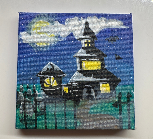 spooky mansion (magnetic mini)