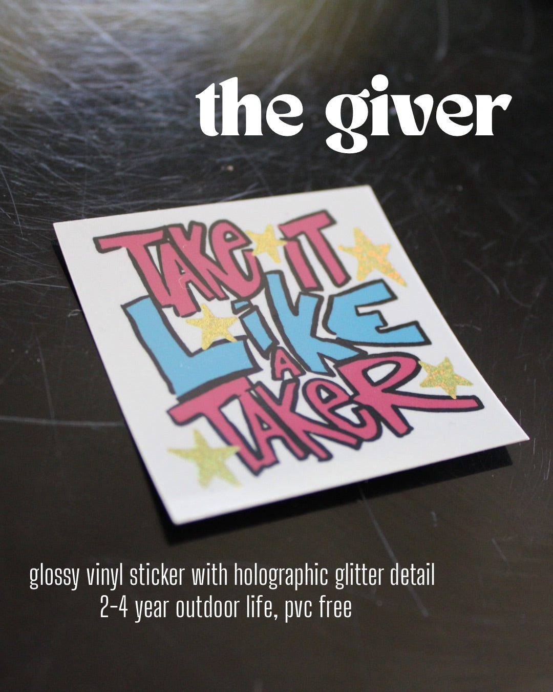 the giver (sticker)