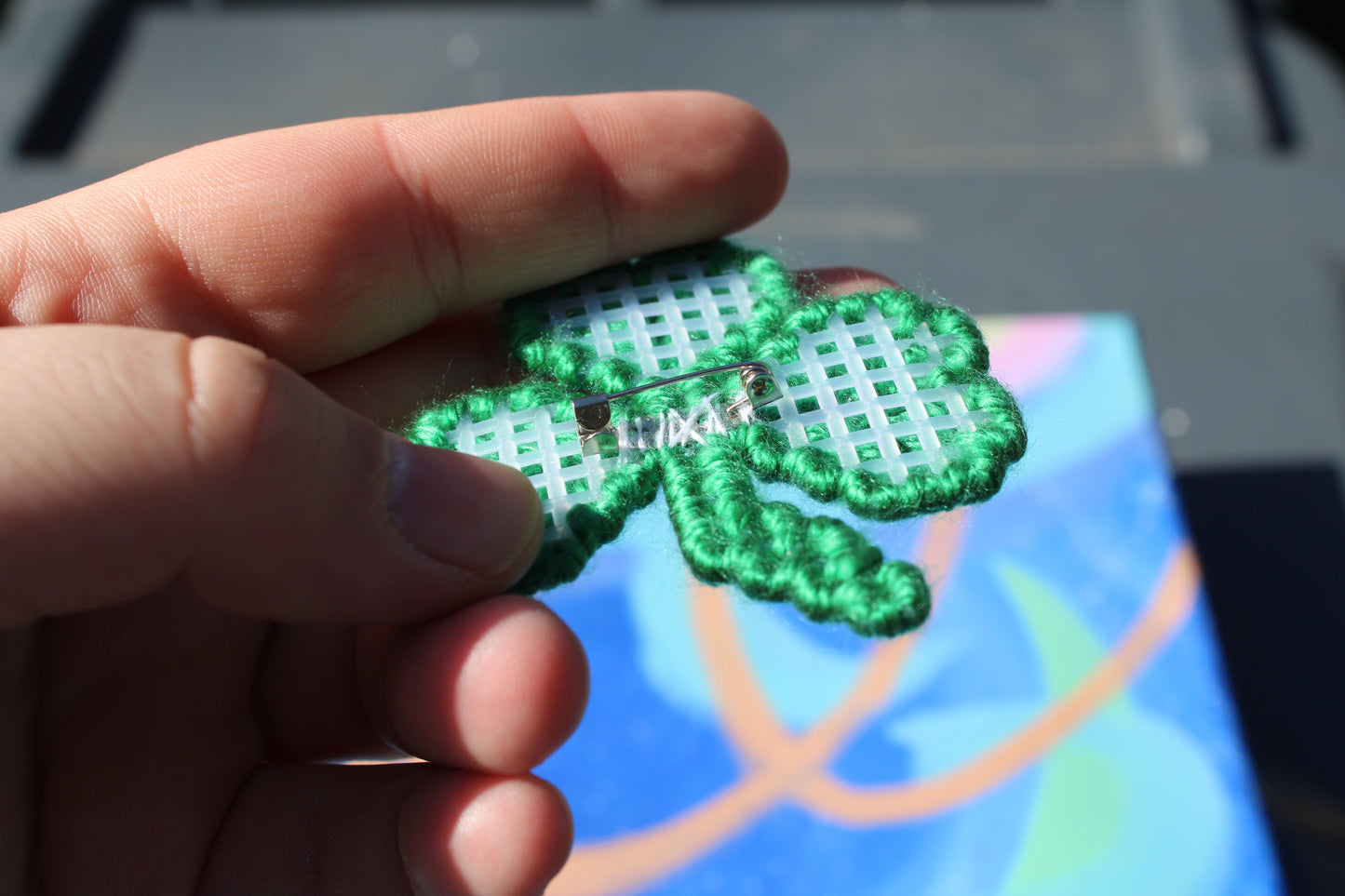 shamrock pin