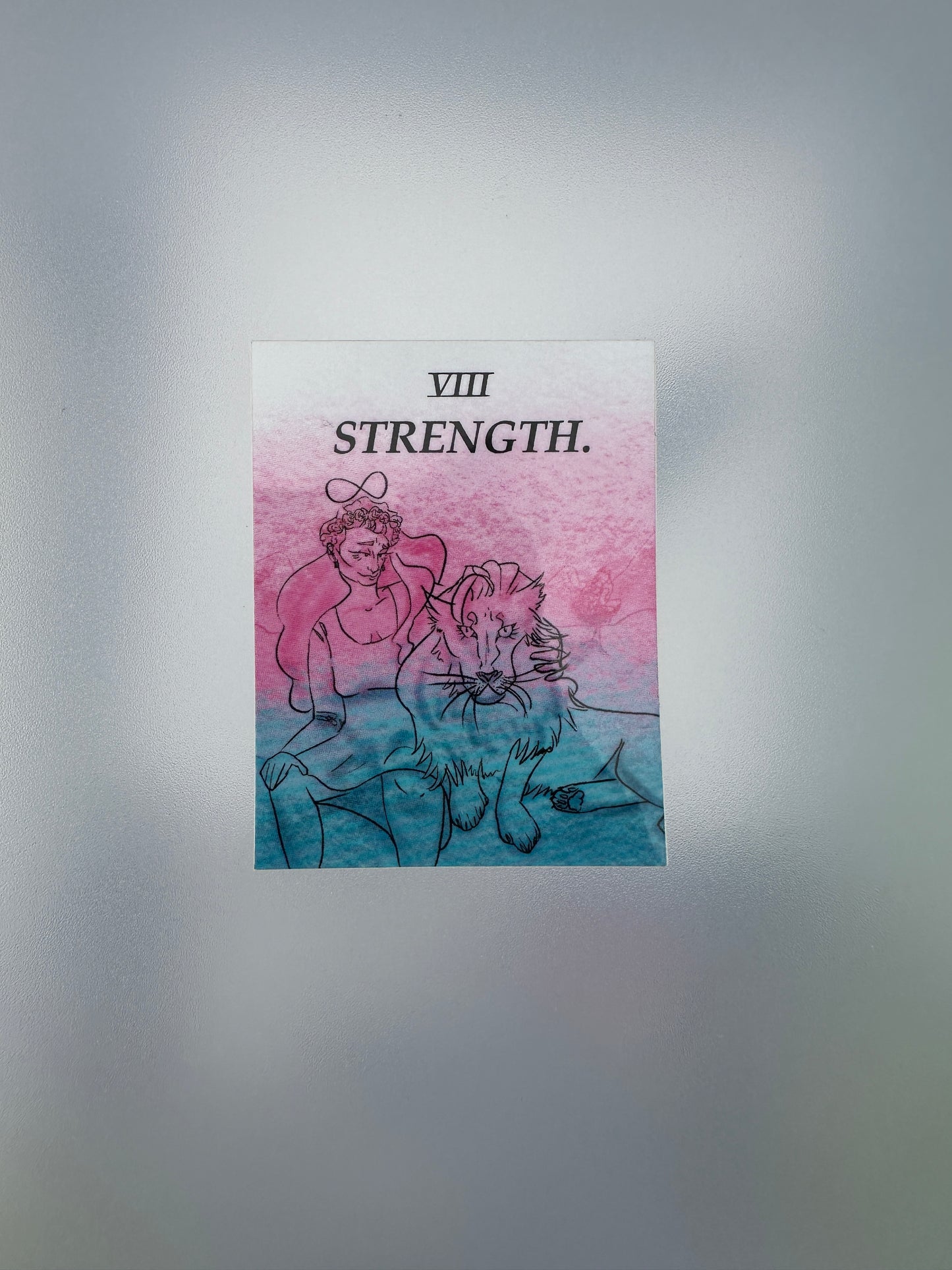 trans strength WHOOPS (sticker)